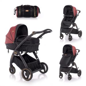 Lorelli Premium Д.КОЛИЧКА ADRIA BLACK&RED