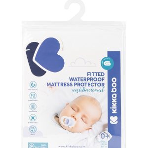 Kikkaboo Протектор за матрак с борд - антибактериален 60/120/15 см