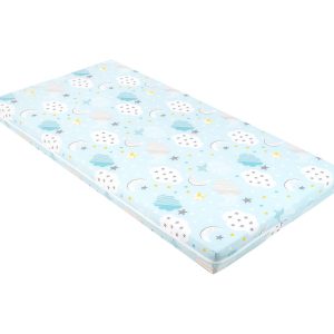 Kikkaboo Матрак Fantasia Plus 60x120x8см Clouds Blue