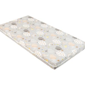 Kikkaboo Матрак Fantasia Plus 60x120x8см Clouds Grey