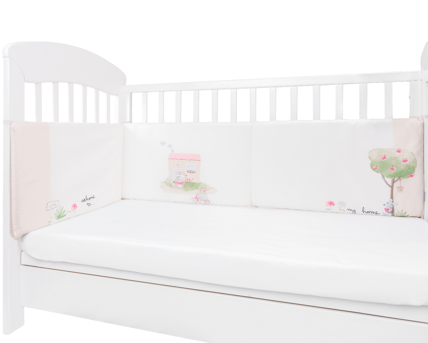 Kikkaboo Обиколник с дунапрен My Home 210см