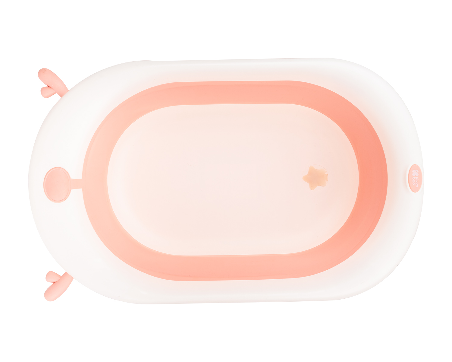 Kikkaboo Вана сгъваема Foldy Pink - Image 5