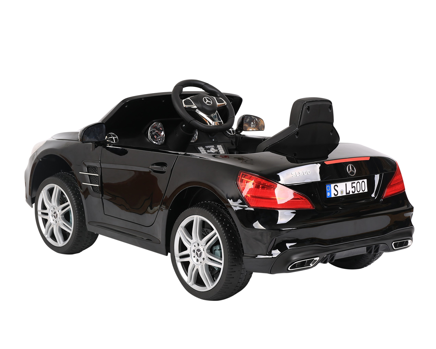 Kikkaboo Акумулаторна кола Licensed Mercedes Benz SL500 Black SP - Image 2