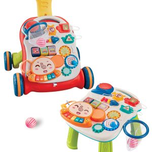 Kikkaboo Играчка за прохождане 3в1 Play & Grow Red
