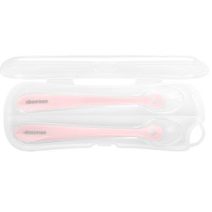 Kikkaboo Лъжици силиконови в кутия 2бр Pink