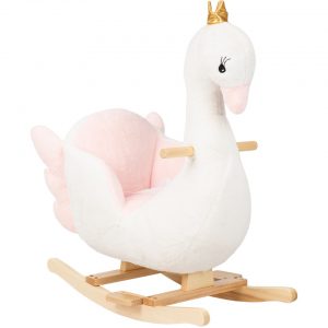 Kikkaboo Люлееща играчка със седалка White Swan