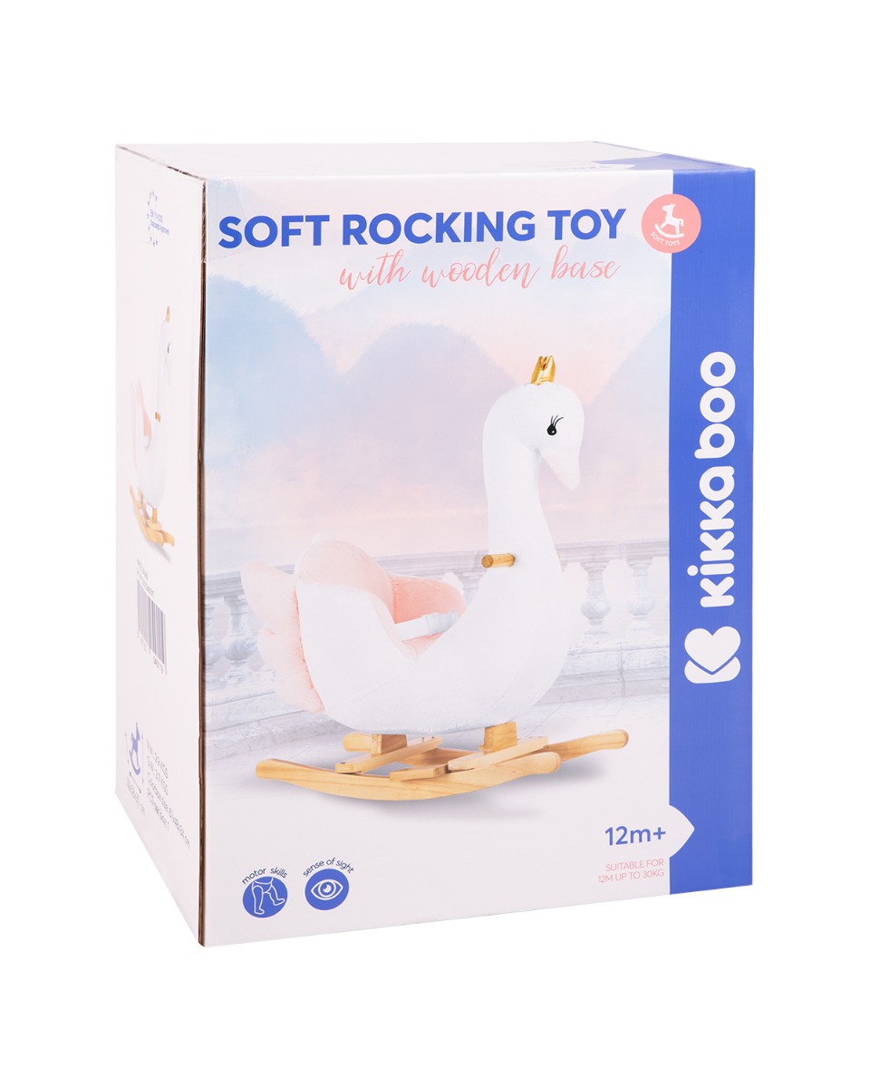 Kikkaboo Люлееща играчка със седалка White Swan - Image 2