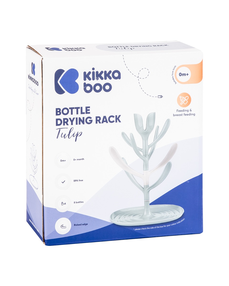 Kikkaboo Сушилник за шишета и биберони Tulip Grey - Image 2