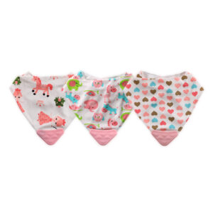 Baby Care ЛИГАВНИК БАНДАНА С ГРИЗАЛКА GIRL
