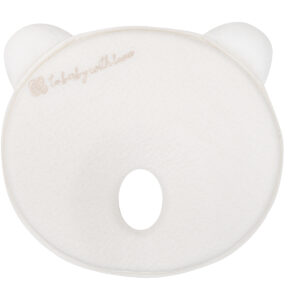 Kikkaboo Мемори ергономична възглавница Bear Airknit White