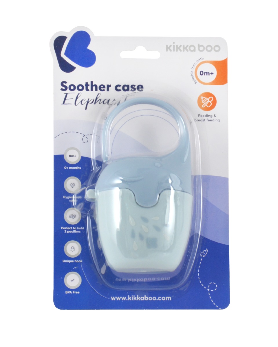 Kikkaboo Кутия за залъгалка Elephant Blue - Image 4