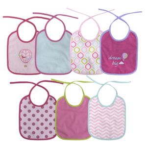 Baby Care ЛИГАВНИК 7 БР С ВЪРЗАЛКИ GIRL
