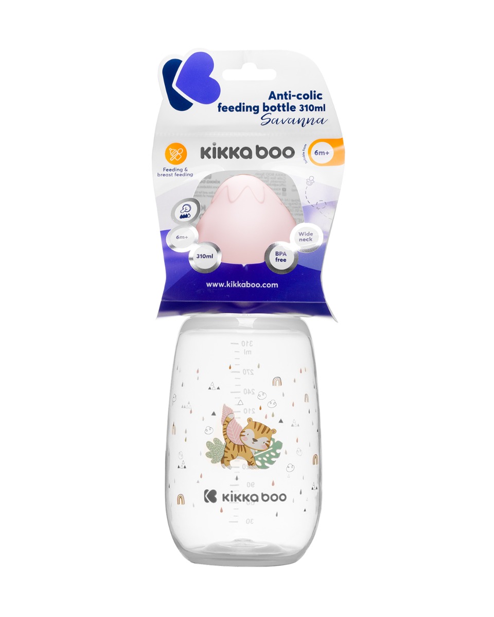 Kikkaboo Шише РР 310мл Savanna Pink - Image 5