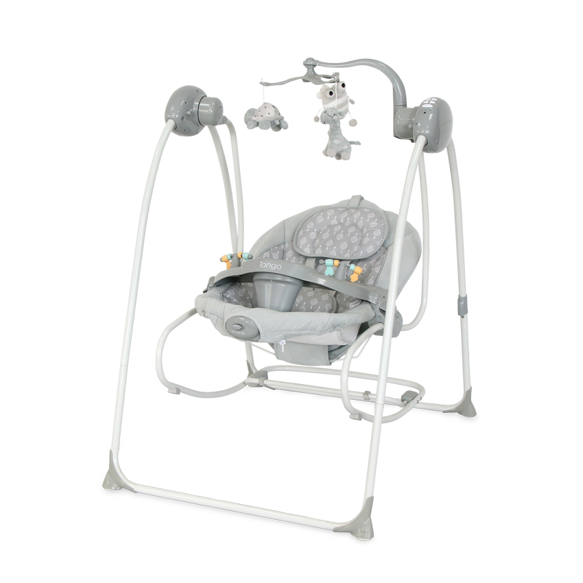 Lorelli Classic ЕЛ. ЛЮЛКА ШЕЗЛОНГ TANGO GREY TREES 2in1