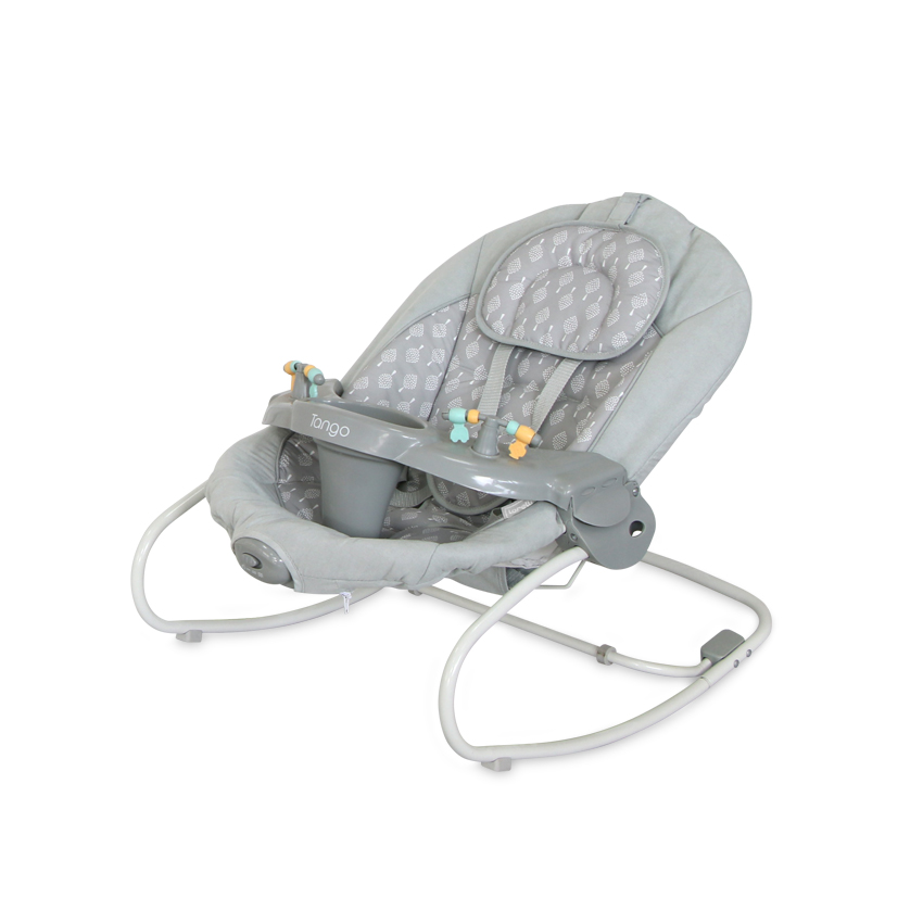 Lorelli Classic ЕЛ. ЛЮЛКА ШЕЗЛОНГ TANGO GREY TREES 2in1 - Image 4