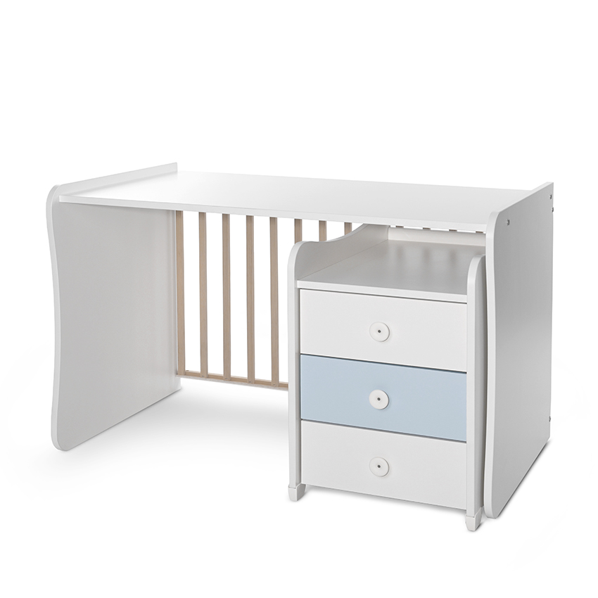 Lorelli Classic ЛЕГЛО MAXI PLUS NEW 70/160 БЯЛО/BABY BLUE-3BOX - Image 8