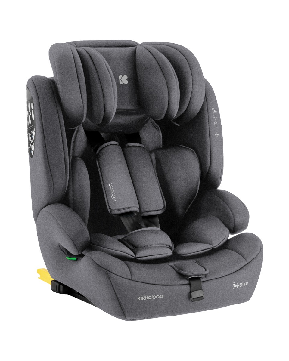 Kikkaboo Стол за кола 76-150 см i-Bronn i-SIZE Grey