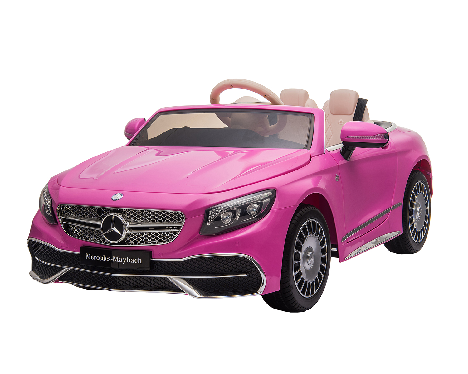 Kikkaboo Акумулаторна кола Licensed Mercedes Maybach S650 CABRIOLET Pink