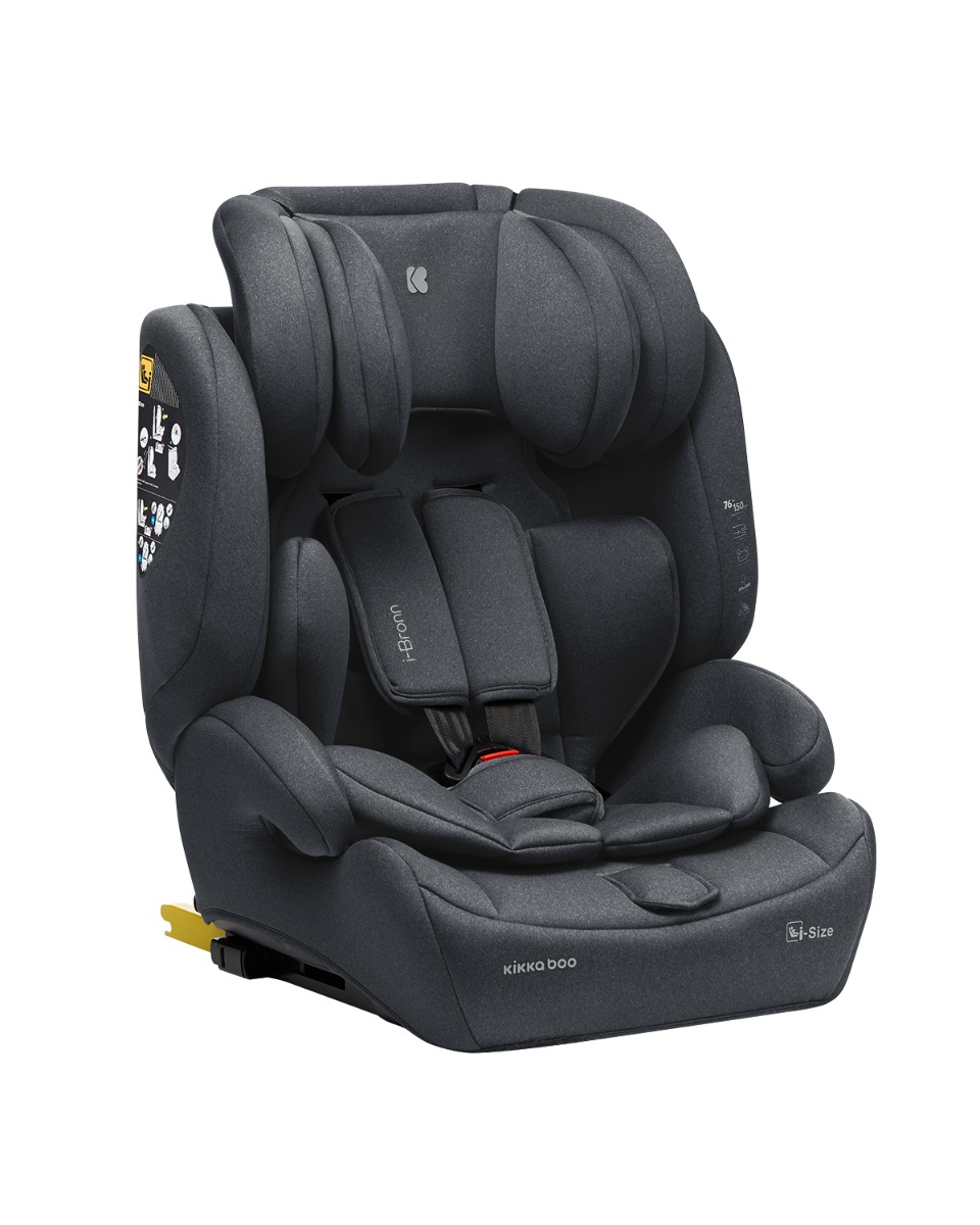Kikkaboo Стол за кола 76-150 см i-Bronn i-SIZE Grey - Image 2