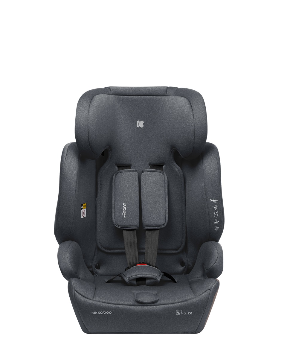 Kikkaboo Стол за кола 76-150 см i-Bronn i-SIZE Grey - Image 4