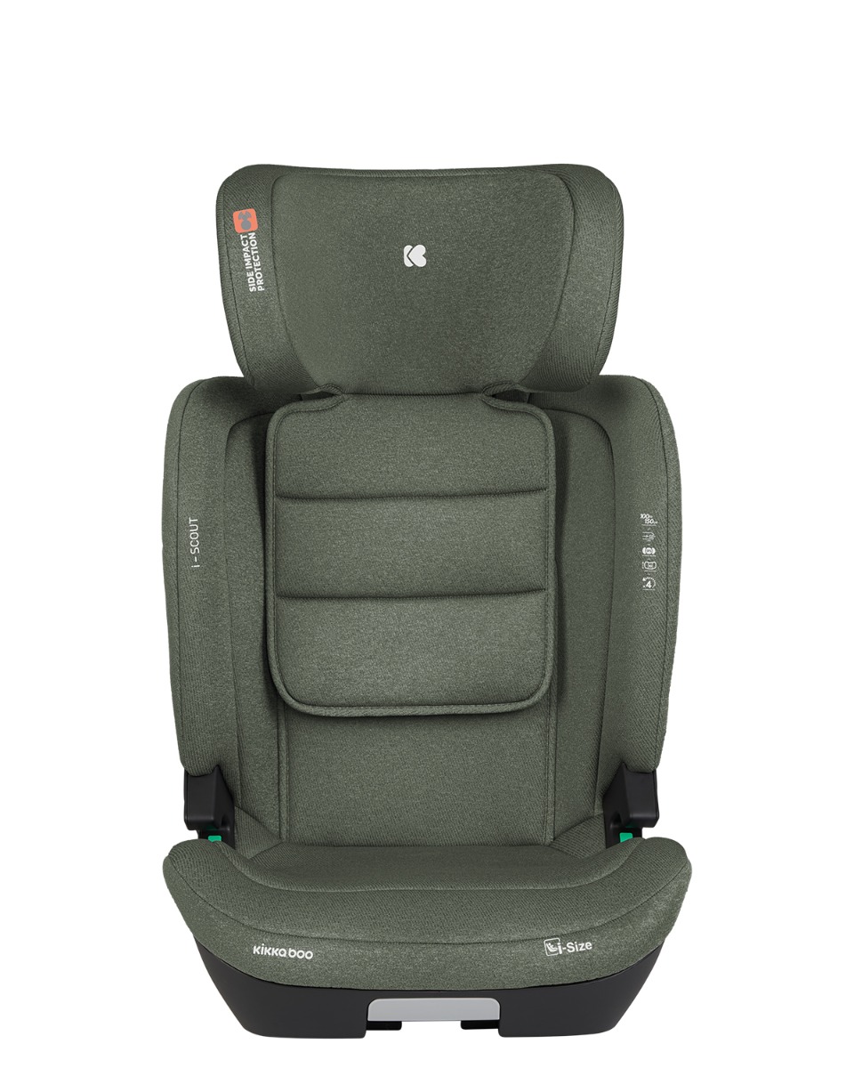 Kikkaboo Стол за кола 100-150 см i-Scout i-SIZE Army Green - Image 4