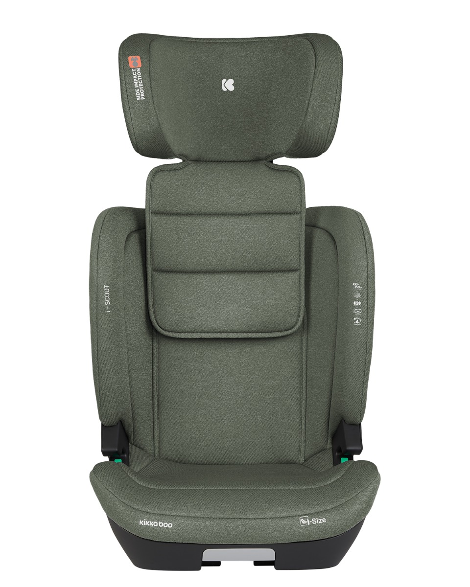 Kikkaboo Стол за кола 100-150 см i-Scout i-SIZE Army Green - Image 5