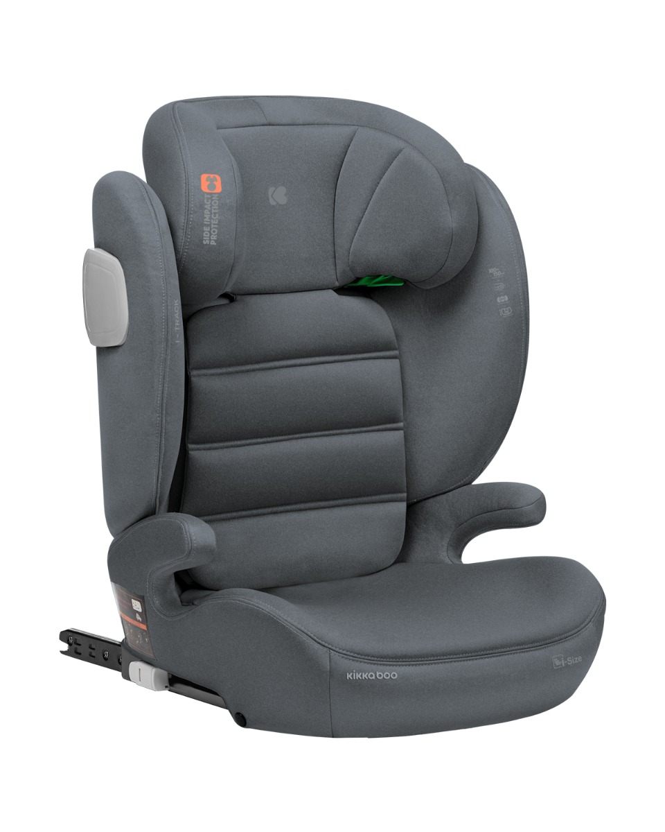 Kikkaboo Стол за кола 100-150 см i-Track i-SIZE Dark Grey - Image 2