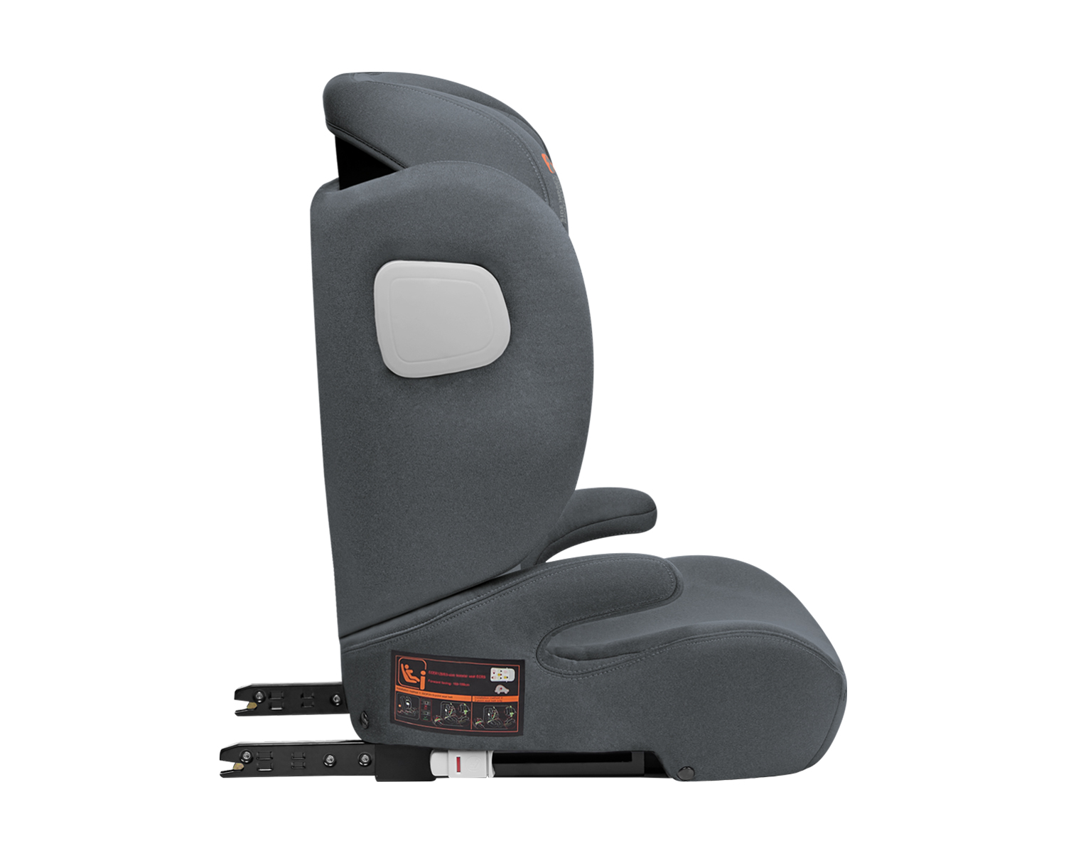 Kikkaboo Стол за кола 100-150 см i-Track i-SIZE Dark Grey - Image 6