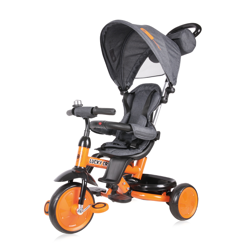 LorelliEmotion ТРИКОЛКА LUCKY CREW BLACK&ORANGE