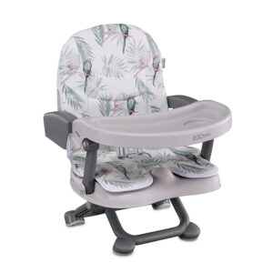 Lorelli Classic СТОЛ ЗА ХРАНЕНЕ EGO PLUS 2в1 GREY PARROTS ЕКО КОЖА
