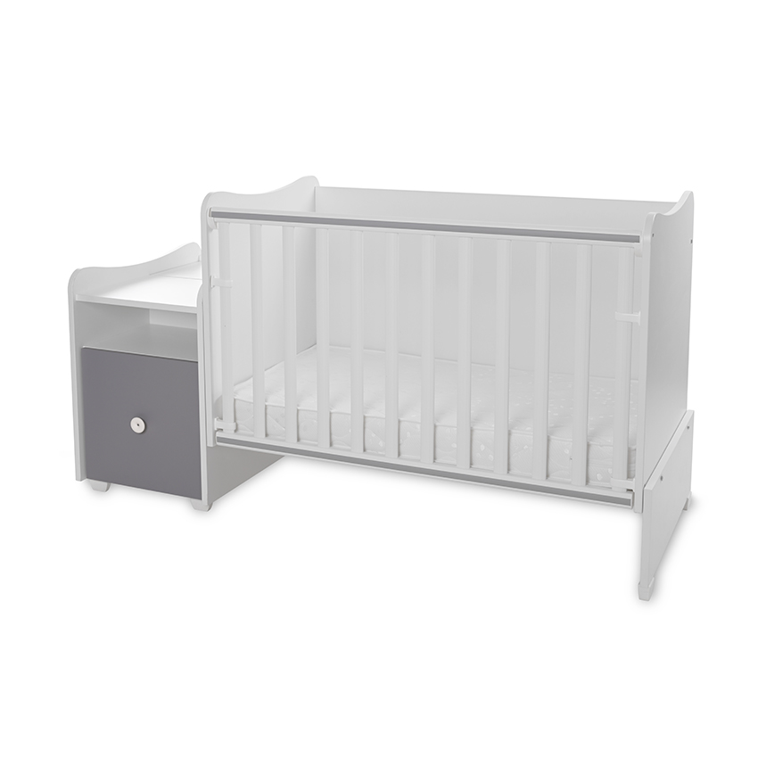 Lorelli Classic ЛЕГЛО TREND PLUS 70/160 ЦВЯТ БЯЛО/STONE GREY-3box - Image 16