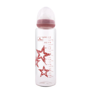 Baby Care СТЪКЛЕНО ШИШЕ ANTI COLIC 240 МЛ BLUSH PINK
