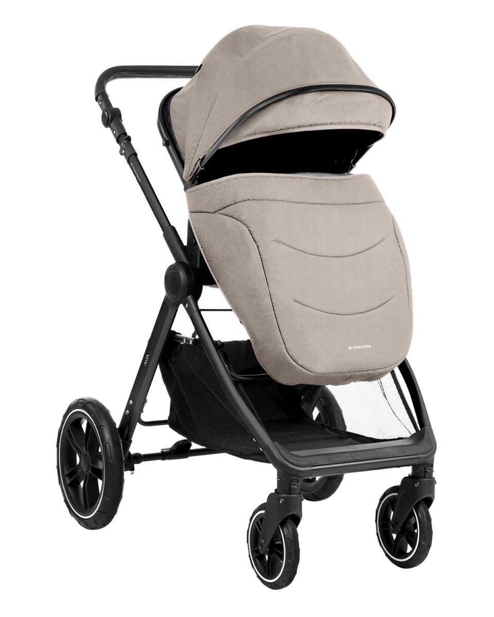 Kikkaboo Комбинирана количка 3в1 с кош за новородено Ava Beige - Image 2