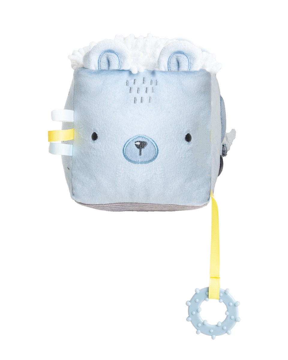 Kikkaboo Плюшено кубче Bear with me Blue