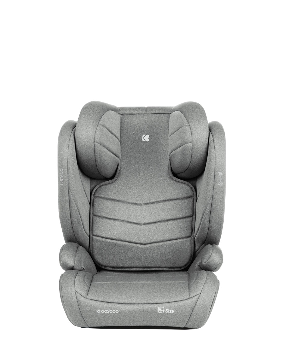Kikkaboo Стол за кола 100-150 см i-Stand i-SIZE Light Grey - Image 3