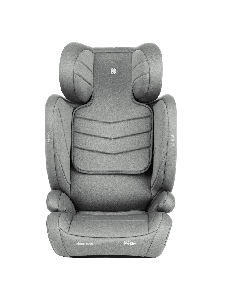 Kikkaboo Стол за кола 100-150 см i-Stand i-SIZE Light Grey - Image 4