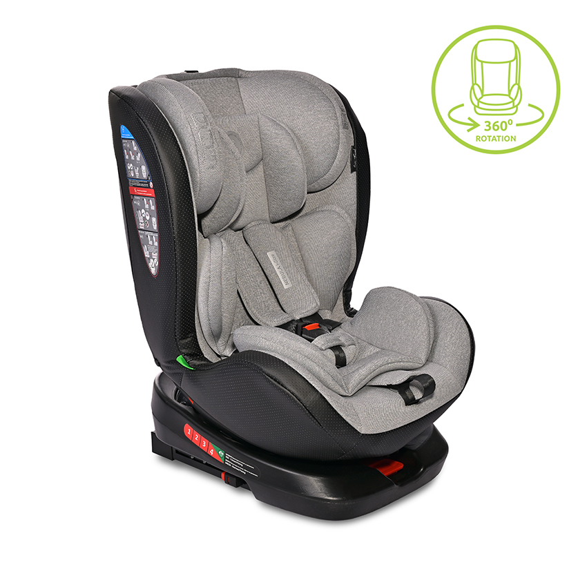 СТОЛ ЗА КОЛА NEBULA i-Size 360 ISOFIX 40-150 GREY - Image 3