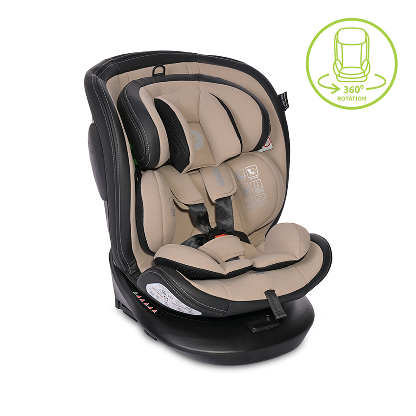 СТОЛ ЗА КОЛА AVIATOR i-Size ISOFIX 40-150 CM BEIGE - Image 3