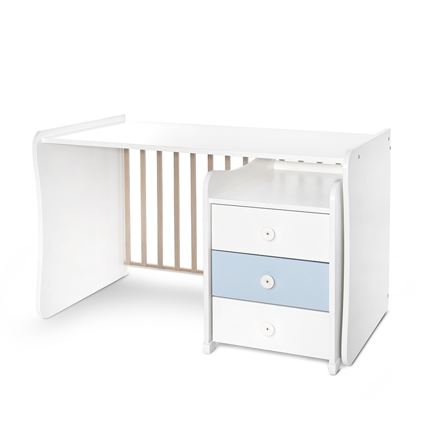 Lorelli Classic ЛЕГЛО MAXI PLUS NEW 70/160 БЯЛО/BABY BLUE-3BOX - Image 25