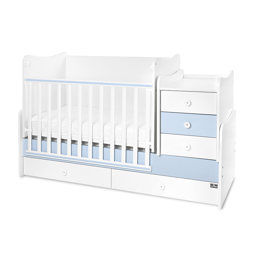 Lorelli Classic ЛЕГЛО MAXI PLUS NEW 70/160 БЯЛО/BABY BLUE-3BOX - Image 18