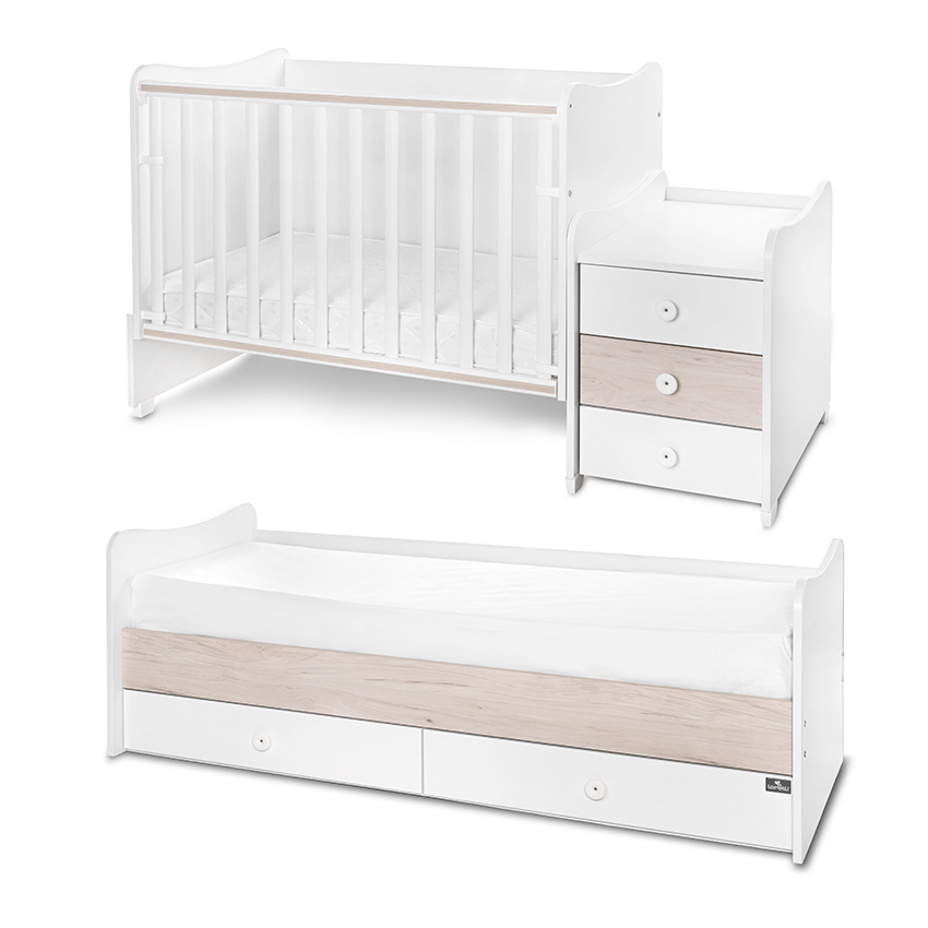 Lorelli Classic ЛЕГЛО MAXI PLUS NEW 70/160 БЯЛО/СВЕТЪЛ ДЪБ-3BOX - Image 28
