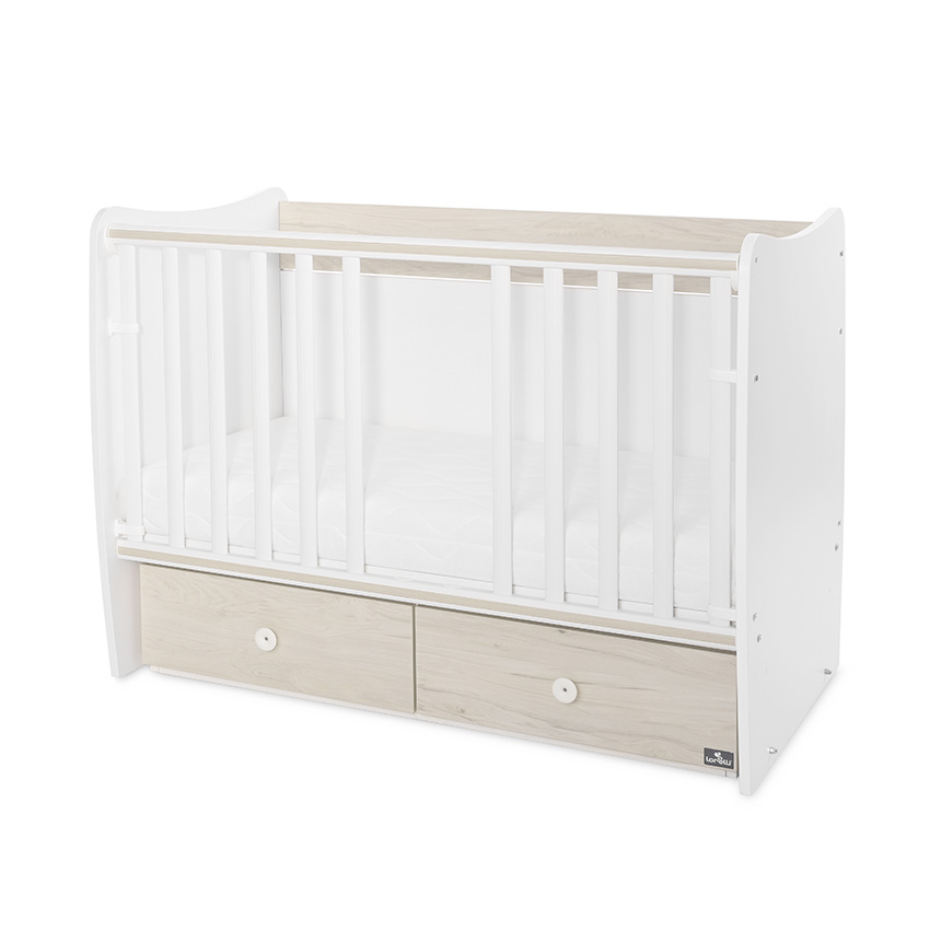 Lorelli Classic ЛЕГЛО MATRIX NEW 60/120 БЯЛО/СВЕТЪЛ ДЪБ-2BOX - Image 9