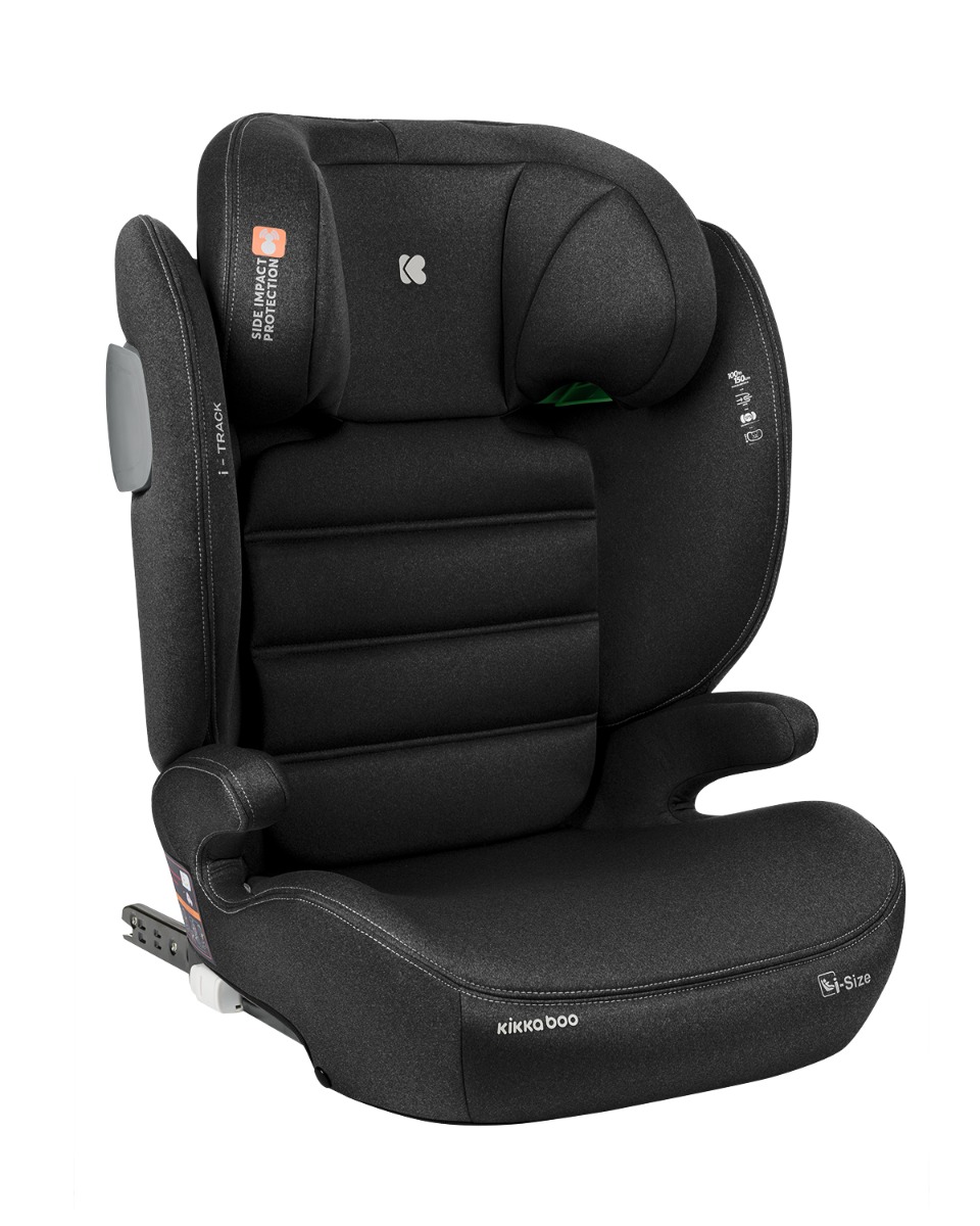 Kikkaboo Стол за кола 100-150 см i-Track i-SIZE Black - Image 8