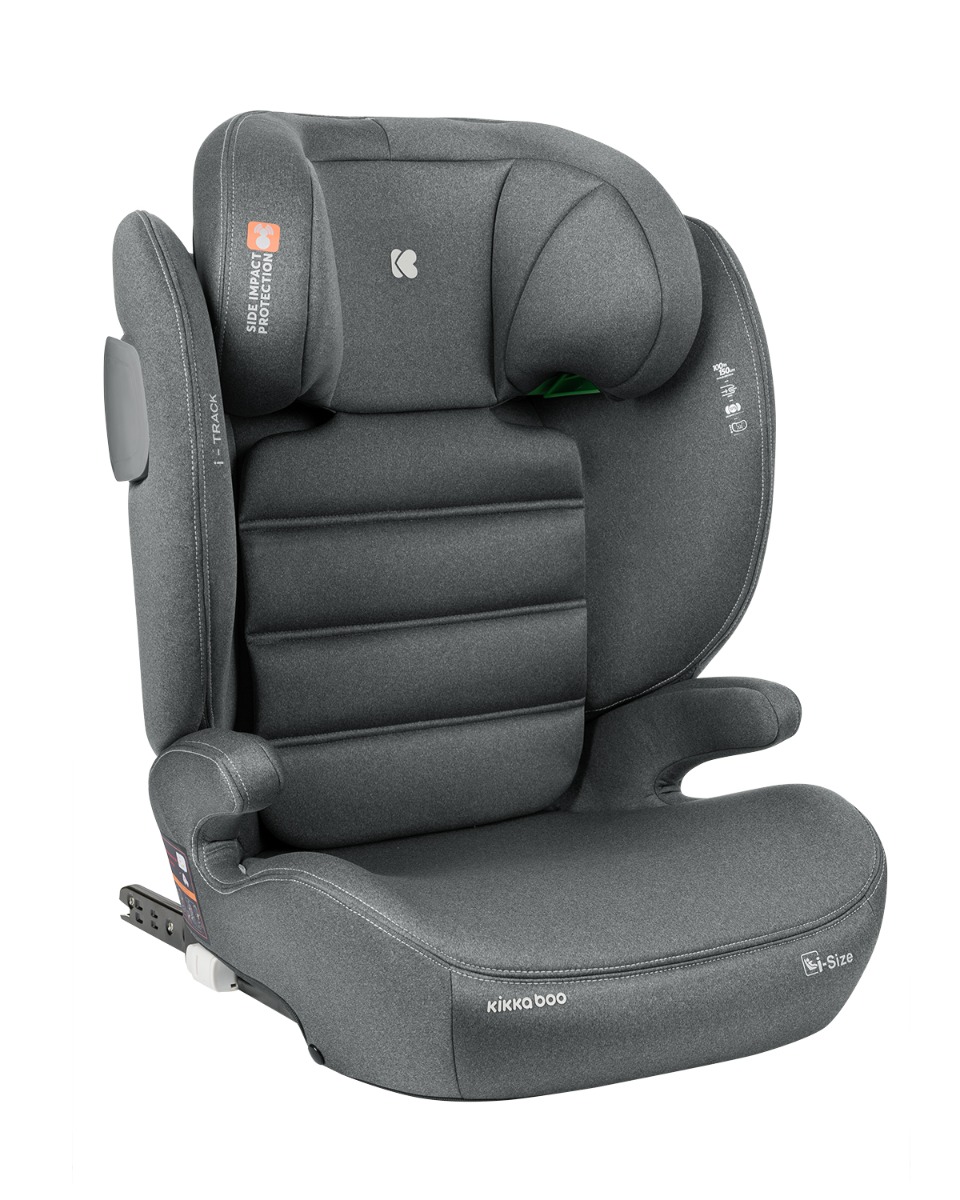 Kikkaboo Стол за кола 100-150 см i-Track i-SIZE Dark Grey - Image 7