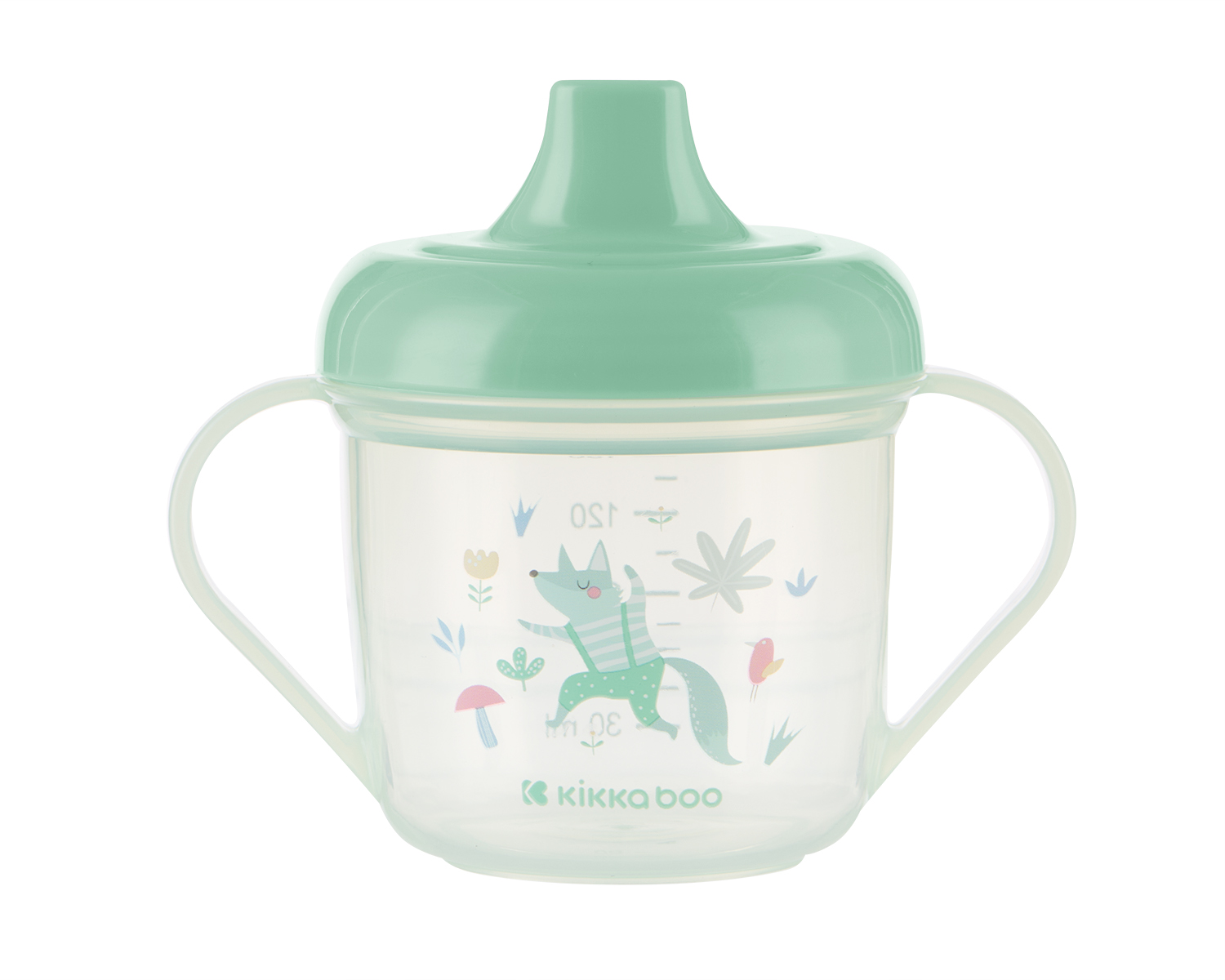 Kikkaboo Чаша с твърд накрайник 150мл Forest Party Mint