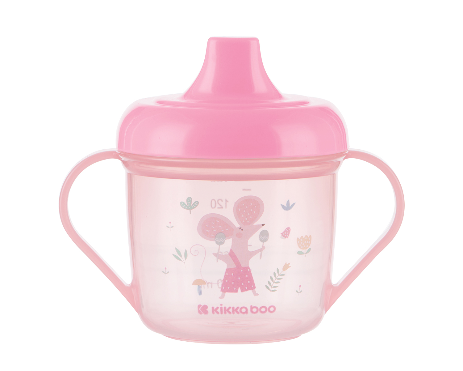 Kikkaboo Чаша с твърд накрайник 150мл Forest Party Pink