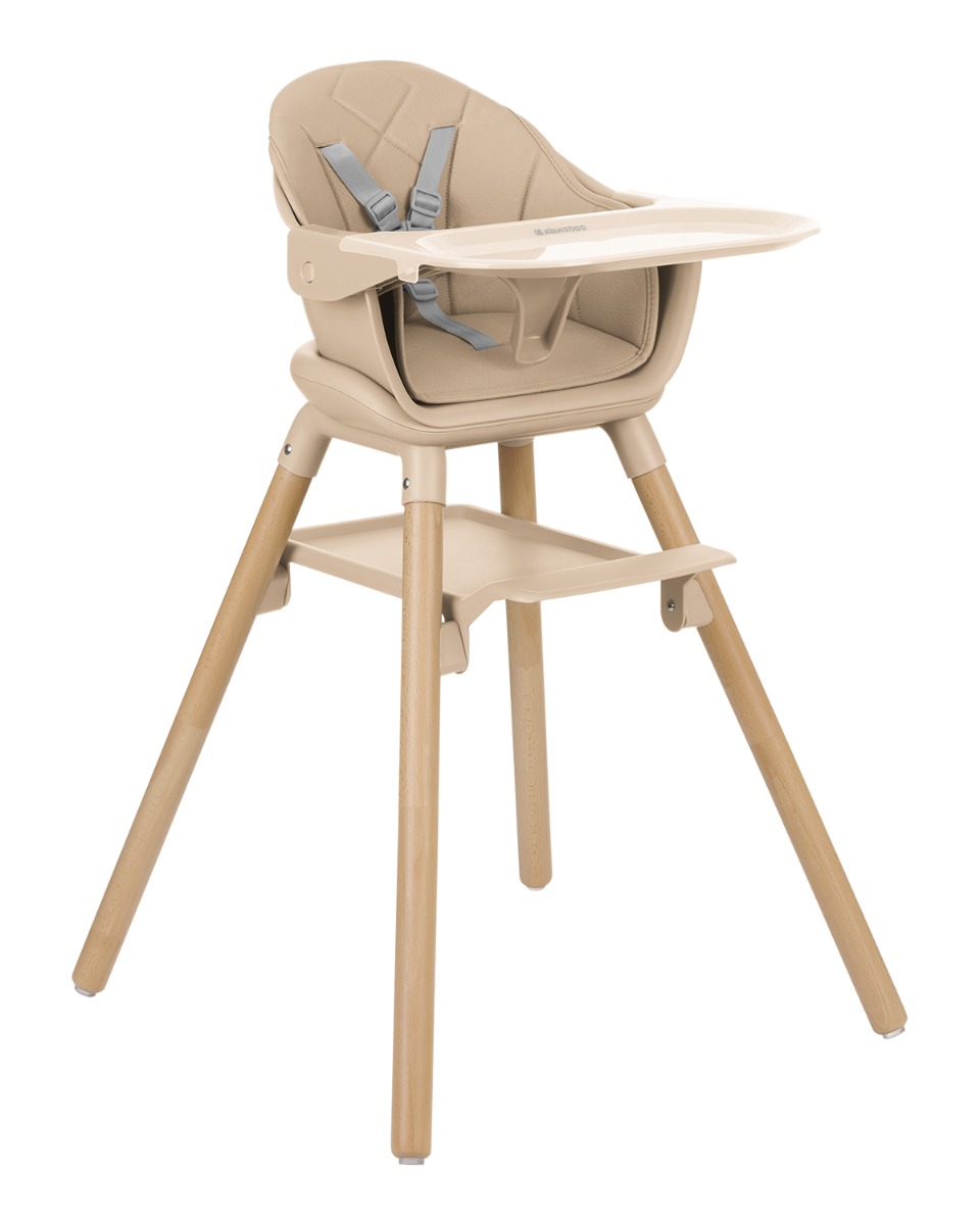 Kikkaboo Стол за хранене 6в1 Woody Beige - Image 2