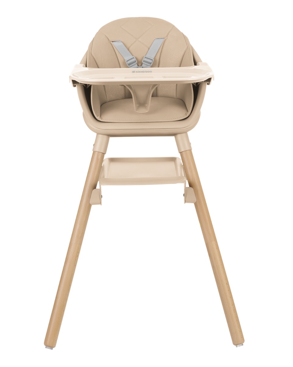 Kikkaboo Стол за хранене 6в1 Woody Beige - Image 3