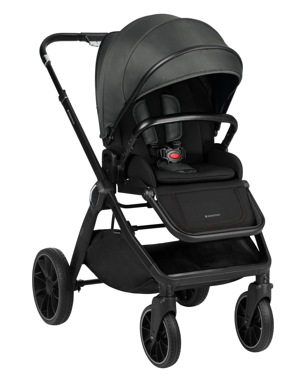 Kikkaboo Комбинирана количка 2в1 с кош за новородено Tiffany Dark Grey 2024 - Image 6