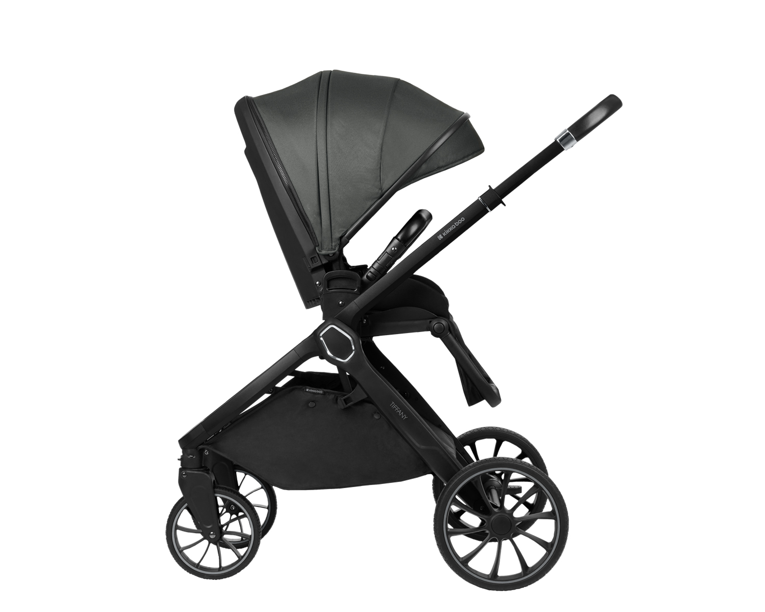 Kikkaboo Комбинирана количка 2в1 с кош за новородено Tiffany Dark Grey 2024 - Image 9